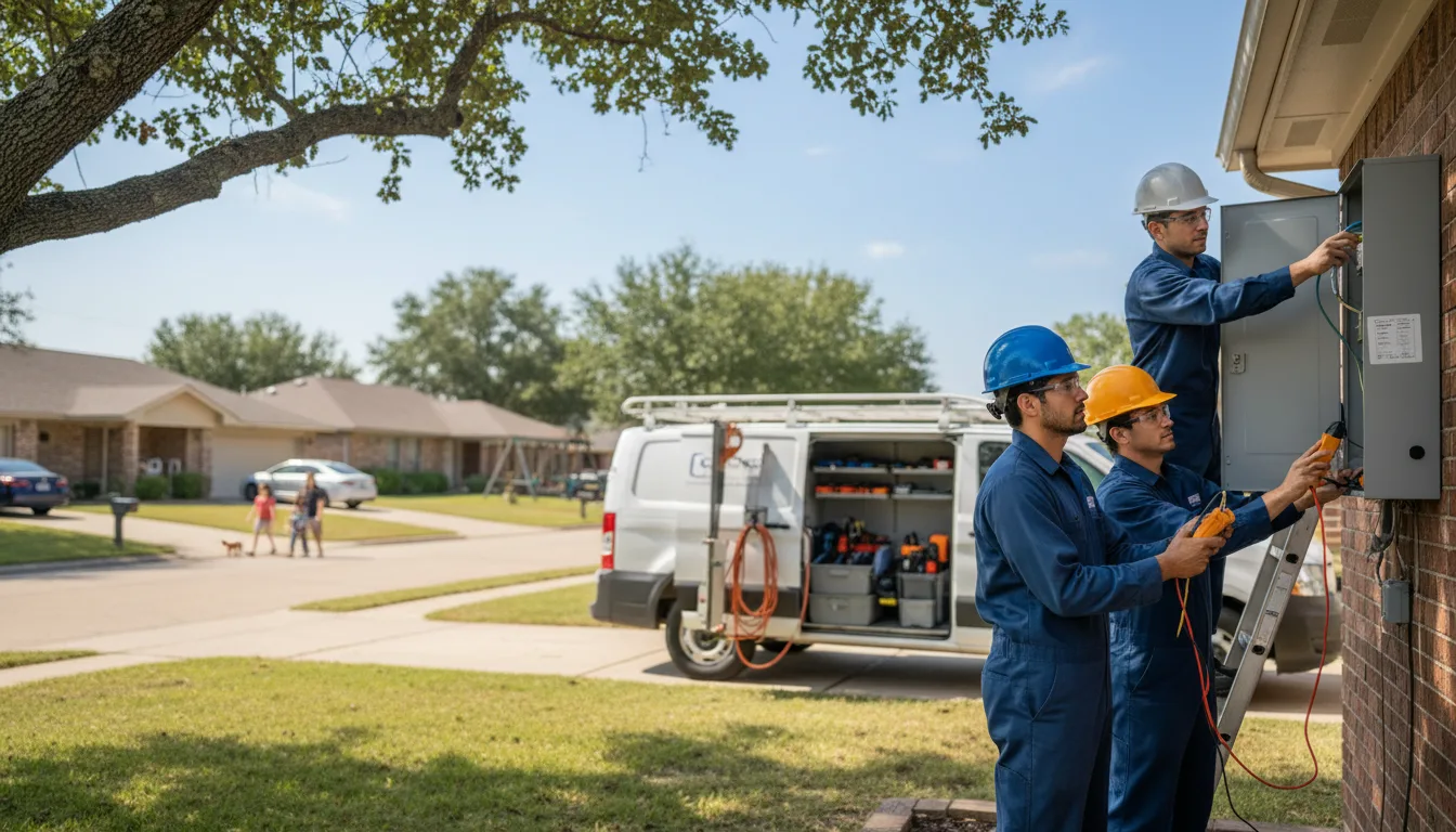 Certified electrician providing emergency electrical services in Baltic, SD